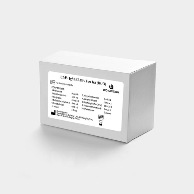 CMV IgM ELISA Test RUO Experimental Kit High Sensitive