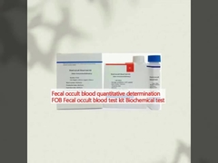 Fecal occult blood quantitative determination FOB Fecal occult blood test kit Biochemical test