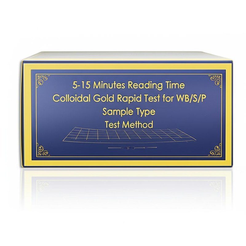 5-15 Minutes Reading Time Colloidal Gold Rapid Test for WB/S/P Sample ...