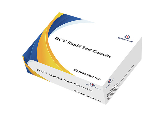 HCV Rapid test Cassette Type Colloidal Gold Test 2-30 Transportation
