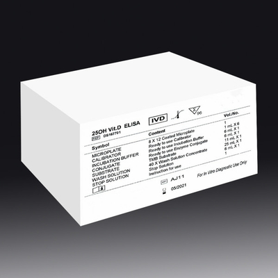 High Accurate 25oh Vitamin D Test Kit Elisa One Step Use