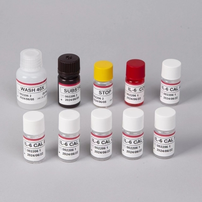 IL-6 Interleukin 6 Elisa Test Kit With 2-3 Hours Assay Time Biovantion Serum / Plasma Format 18 Months Shelf Life