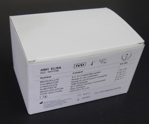 Amh Elisa Test Kit For Serum Plasma 2-3 Hours Assay Time 2-8.C Storage Temperature