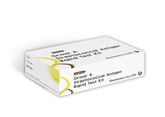 Groud A Stretococcal Antigen Rapid Test Kit 50 Tests Rapid Reading In 5-15 Minutes