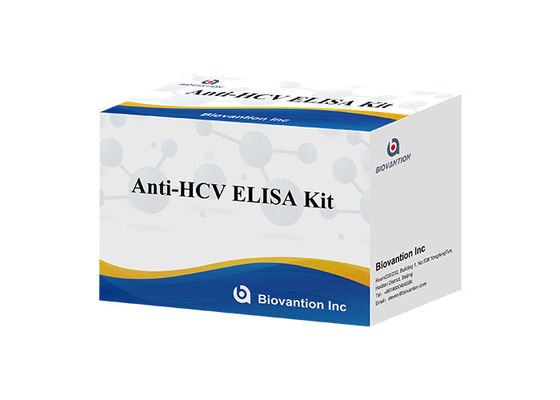 Anti-HCV Elisa Test Kit with High Specificity for 96 Tests and 1.5-3 Hours Assay Time