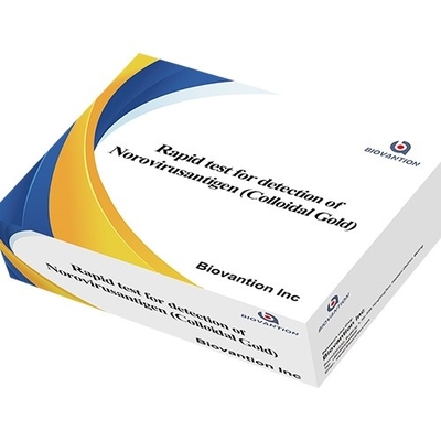 Rapid Test For Detection Of Norovirus Antigen With 20kits Colloidal Gold Method with CE