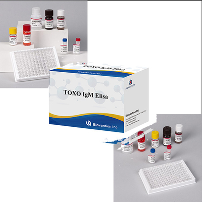 Hospitals laboratories clinics use High accuracy Toxo IgM ELISA TEST KIT