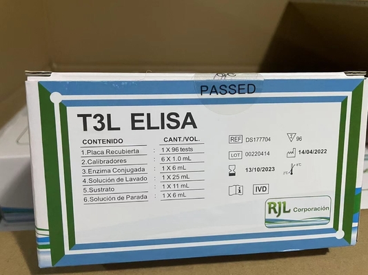 FT4 Elisa Test Kit Free Thyroxine Enzyme-Linked Immunoassay Kit Quantitative Test