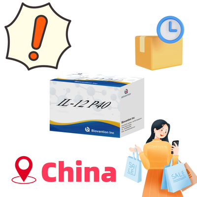 96 T Serum 98% Specificity ELISA RUO Test Kit Human IL-12 P40