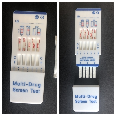 Multi Drug Urine Rapid Test Rapid Colloidal Gold Test Cassette For Diagnostics