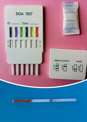 Multi Drug Urine Rapid Test Rapid Colloidal Gold Test Cassette For Diagnostics