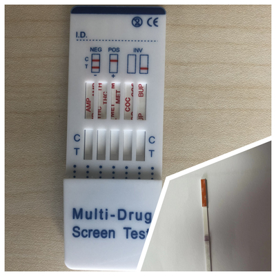 Multi Drug Urine Rapid Test Rapid Colloidal Gold Test Cassette For Diagnostics