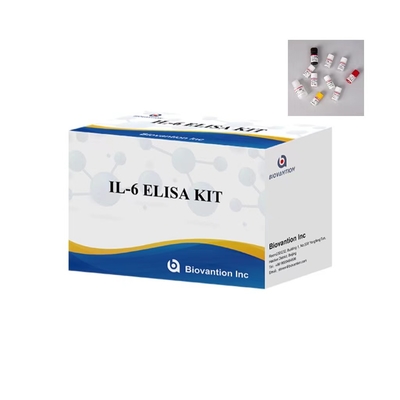 IL 6 Elisa Test Kit 1 Hour Assay Time 96 Tests ELISA Kit For IVD Laboratory Use