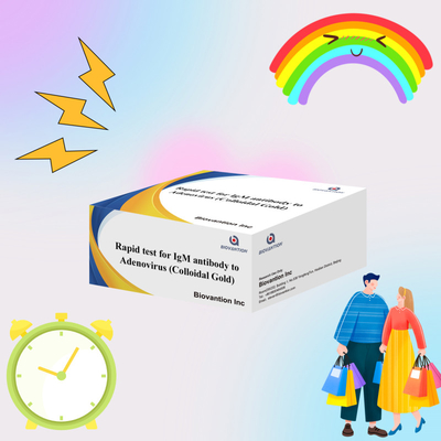 Accurate IgM Antibody To Adeno Virus Test Kit For Clinical And Laboratory Cassette Strip