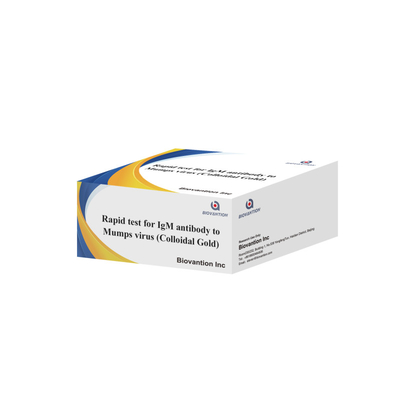 Quick Accurate Colloidal Gold Rapid Test IgM Antibody To Mumps Virus In Cassette/Strip Format For Results