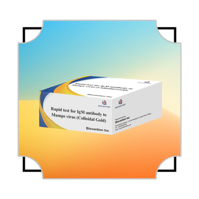 Quick Accurate Colloidal Gold Rapid Test IgM Antibody To Mumps Virus In Cassette/Strip Format For Results