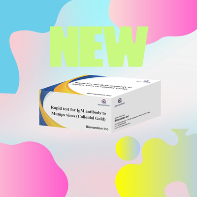 Quick Accurate Colloidal Gold Rapid Test IgM Antibody To Mumps Virus In Cassette/Strip Format For Results