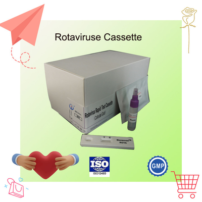 IVD Rotavirus Rapid Cassette Colloidal Gold Rapid Test For Hospital Diagnosis 2-30C Shelf Life 24 Months