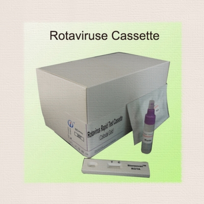 IVD Rotavirus Rapid Cassette Colloidal Gold Rapid Test For Hospital Diagnosis 2-30C Shelf Life 24 Months