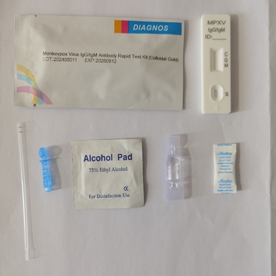 Monkeypox Virus Rapid Test Reagent Home Use Rapid Test Reagent Colloidal Gold Method