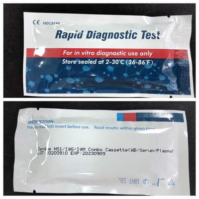 Dengue Rapid Test Cassette For Sensitivity Disease Detection With 24 Months Shelf Life
