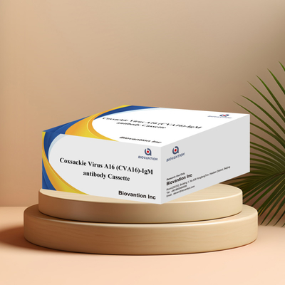 Coxsackie Virus A16 CVA16-IgM Antibody Cassette WB/S/P Colloidal Gold Rapid Test