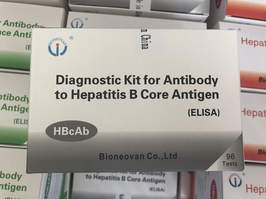 Hot Sale Diagnostic Reagent Human Use With 96 Test Hbc Antibody HBcAb Elisa Kit