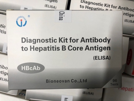 Hot Sale Diagnostic Reagent Human Use With 96 Test Hbc Antibody HBcAb Elisa Kit