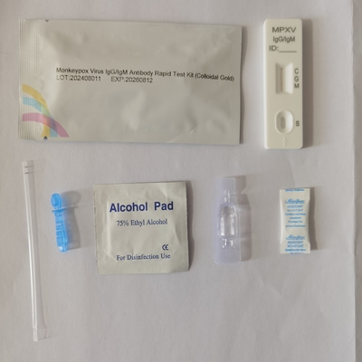 Monkeypox Virus Rapid Test Reagent Home Use Rapid Test Reagent Colloidal Gold Method
