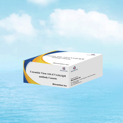 CVA16 IVD diagnostic reagent Coxsackie Virus A16 CVA16-IgM Antibody Cassette WB/S/P Colloidal Gold Rapid Test