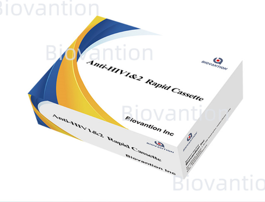 Rapid Test Reagent HIV 1/2 Detection Test Colloidal Gold Method With 25 Tests