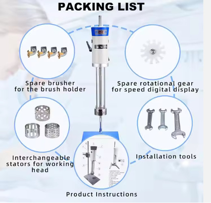 Laboratory Homogenizer High Speed Homogenizer Laboratory High Shear Homogenizer