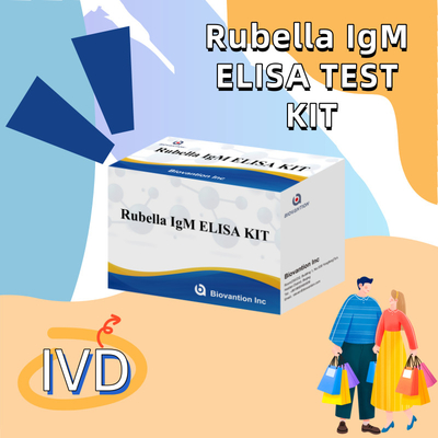 Elisa Test Kit For Rubella IgM Detection Tool For Rubella IgG Antibodies In Human Use