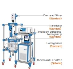 Ultrasonic Glass Reactor Break Animal Plant Cells Virus Cells Emulsification