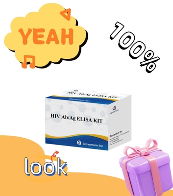 IVD Reagent HIV Ab Ag Elisa Test Kits High Sensitivity / Specificity