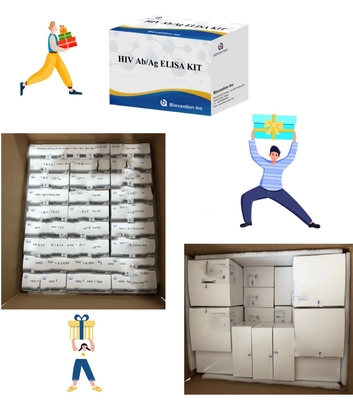 IVD Reagent HIV Ab Ag Elisa Test Kits High Sensitivity / Specificity