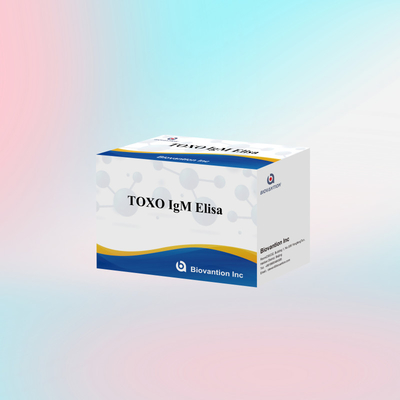 TOXO IgM Elisa Kit For Human Use Diagnostic Reagent Test Kit With 96 Kit