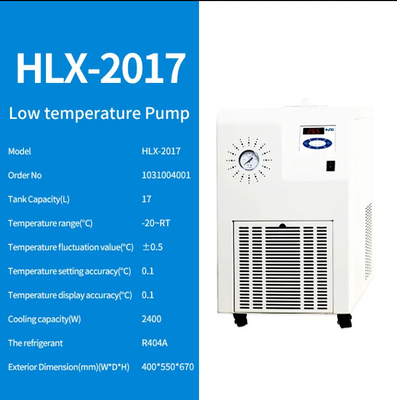 Low Temperature Cooling Water Pump 17L -20~RT Laboratory Water Chiller Pump