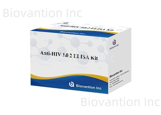 Biovantion Anti-HIV ELISA Test Kit Fourth Generation For HIV-1 And HIV-2 Testing
