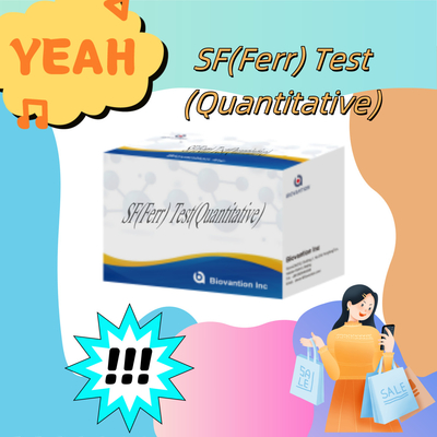 IVD Reagent SF Ferr ELISA Test Kit Veterinary Instrument For Quantitative Detection Of Serum Ferritin Diagnosis
