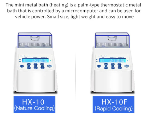50W Mini Size Dry Bath Incubator For Clinical And Hospital Applications RT 5 C To 100 C