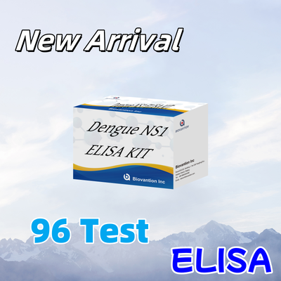 18 Months Shelf Life Dengue IgM ELISA Test Kit with High Sensitivity and 96 Tests/Kit for Hospital Laboratory Diagnosis