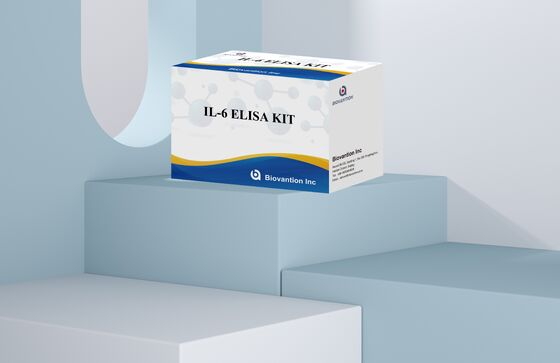 IL-6 Interleukin-6 Human ELISA Kit with 99% Accuracy 24 Months Shelf Life and 96 Tests/Kit