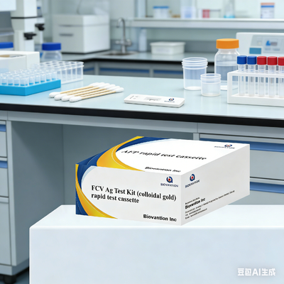 Pet Cat FCV Ag Test Kit Rapid Feline Calicivirus Antigen Detection Colloidal Gold Strips for Clinic & Home Use