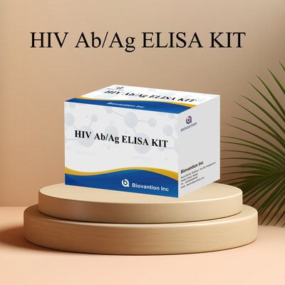 Biovantion 4th Generation HIV Ab Ag ELISA Kit with High Sensitivity and 96 Tests for Early Detection