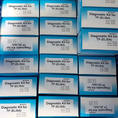 120 Minutes ISO13485 Syphilis Elisa Test Kit TP Elisa 96 Tests Kit