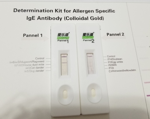 Allergen Specific IgE Blood Test Colloidal Gold Rapid Test 20 Strips