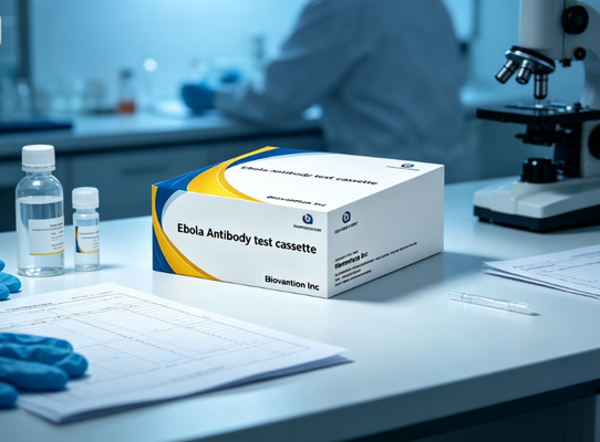 Ebola Virus Rapid Test Kit Colloidal Gold Ebola Antigen IgM Antibody Diagnostic Test Cassette for Hospital Laboratory Emergency Screening