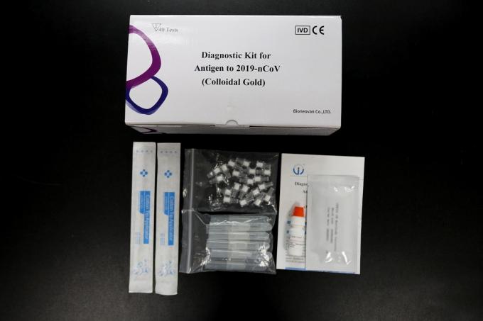 Antigen Test Colloidal Gold COVID-19 Swab Test Kit 25 Packs